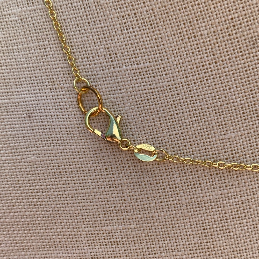 NWT Sterling Silver Plated Chain & Angel Heart Wings Alloy Metal Charm Necklace - Picture 10 of 10